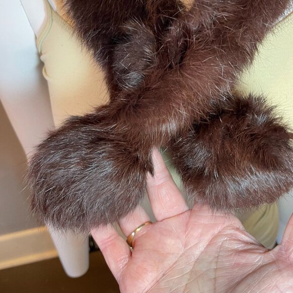 Genuine Rabbit Fur Scarf - Picture 7 of 7